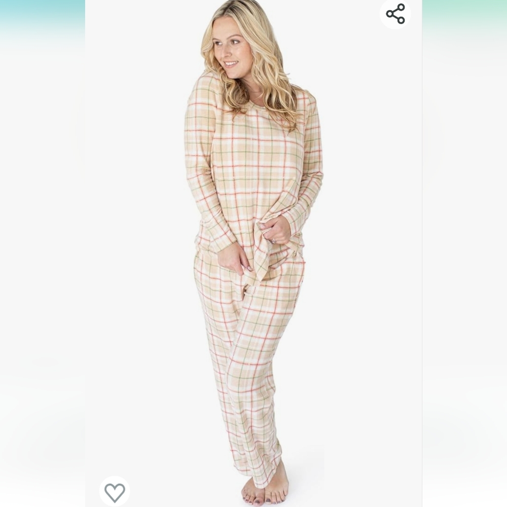 Fleece Nursing Pajama Set | Maternity Pajamas for Breastfeeding